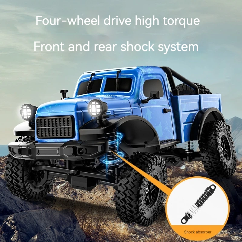 JJRC C8813 camion pick-up Rc 2.4g 4wd voiture Rc escalade véhicule tout-terrain modèle de Simulation Rc voiture sur chenilles jouets cadeau pour enfants adultes