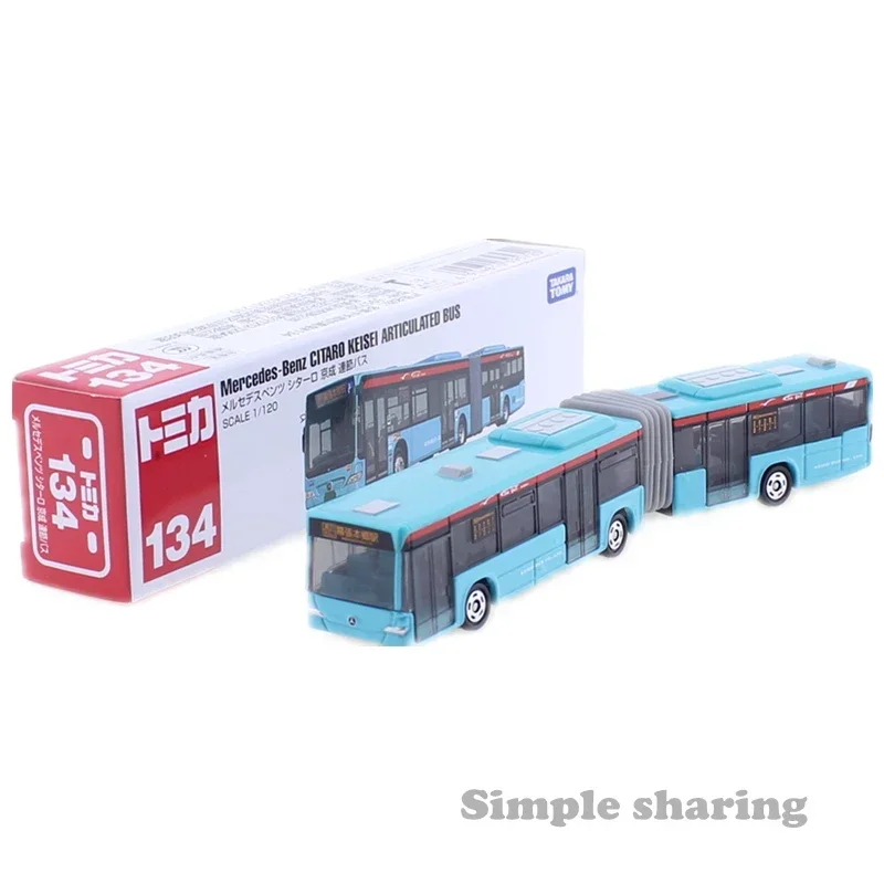 Takara Tomy Long Type Tomica No.134 Mercedes-Benz Citaro Keisei Articulated Bus 1/120  Diecast Automotive Model Cas Toys Gift