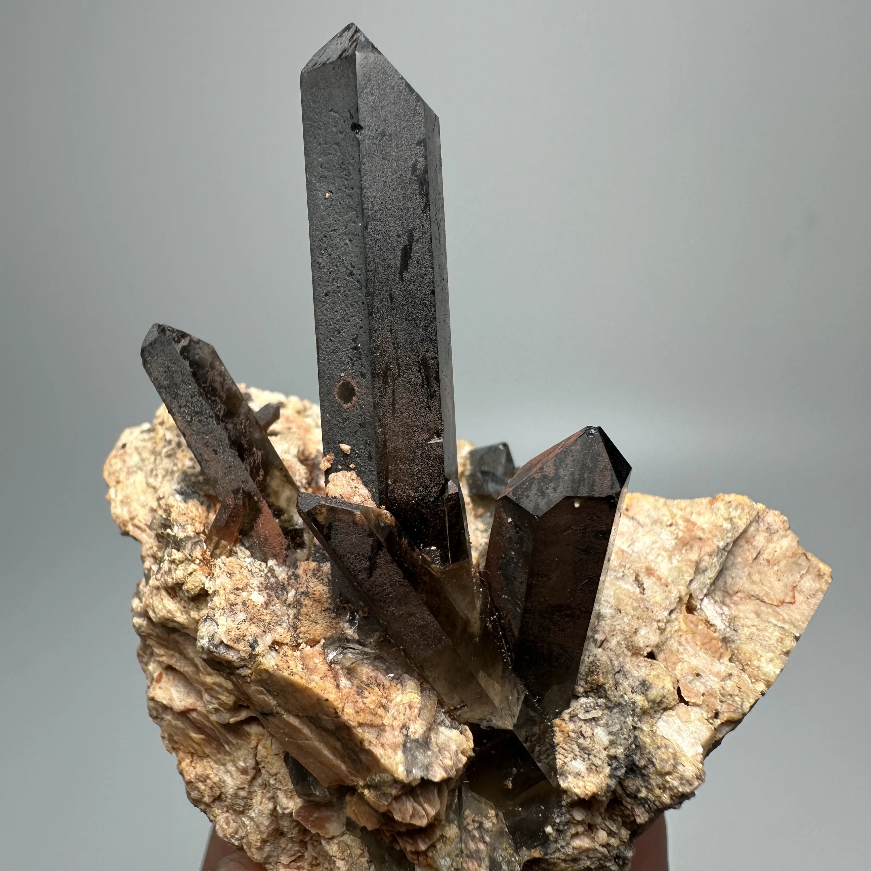 

Natural Black Quartz Crystal Raw Stone Mineral Specimen Healing Aura Meditation Energy Feng Shui Home Decor Gift