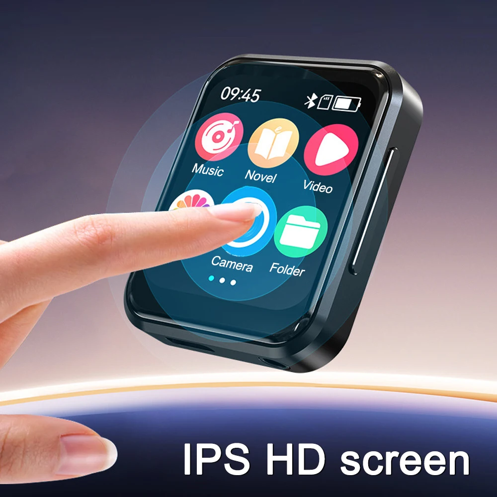 Draagbare MP3-muziekspeler MP4 met BT 5.4 HiFi Walkman touchscreen Ingebouwde luidspreker Recorder Camera Videospeler FM/E-book