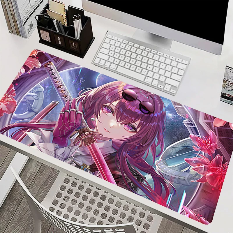 Oversized Mouse pad H-honkai Star Rail Kafka Game Essential Computer Desk Mat Anime Keyboard pad Rubber E-sports Gaming Mousepad