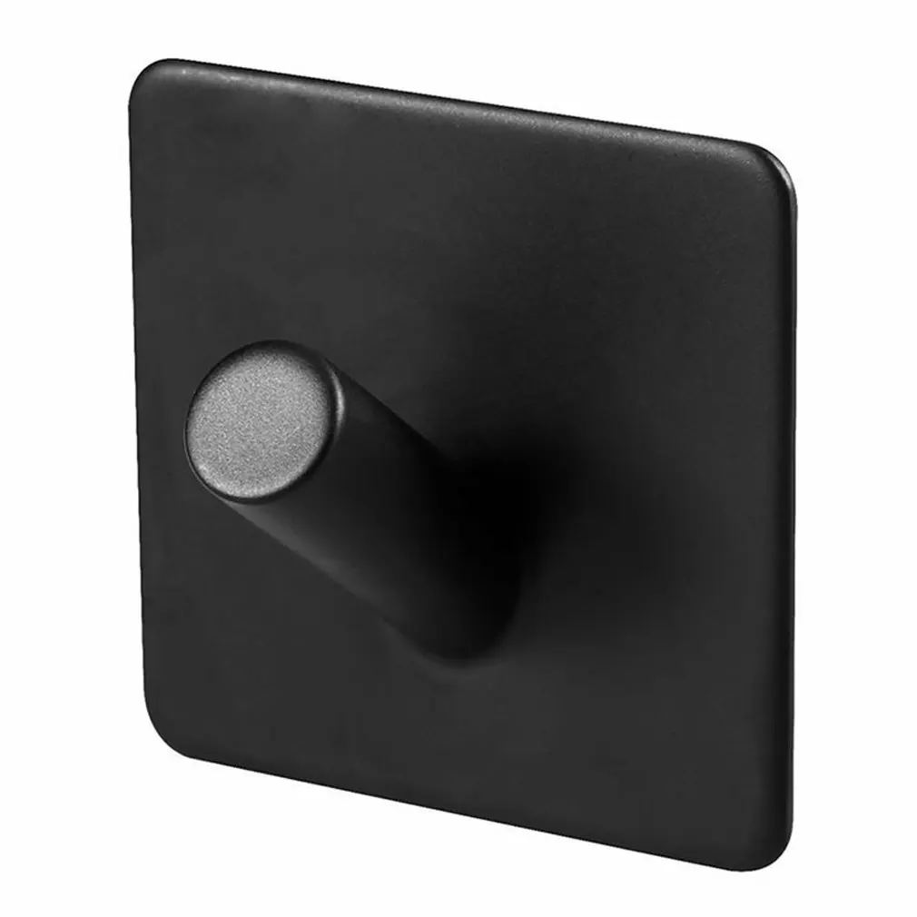 Adhesive Wall Hooks Stainless Steel Kitchen Organizer Multifunction Storage Clothers Rack Bathroom Hooks Strong Key Holder