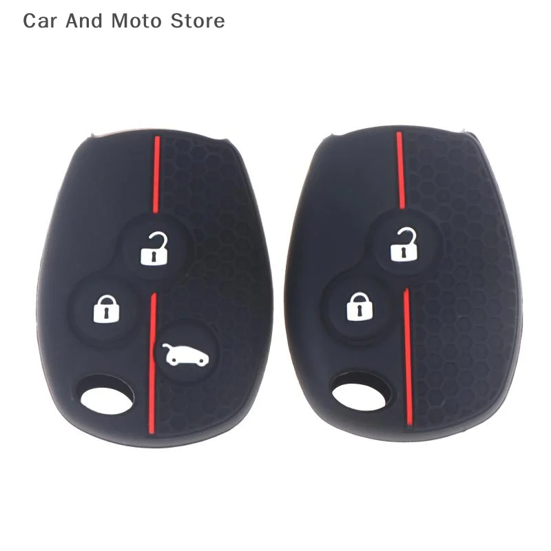 【*****】1 قطعة حافظة مفاتيح السيارة سيليكون غطاء مفتاح السيارة عن بعد حامي مفتاح السيارة 2/3 أزرار مفتاح فوب غطاء مفاتيح الملحقات