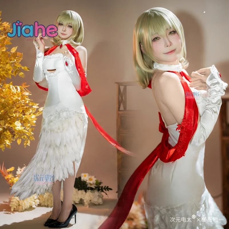 أنيمي لذيذ في الزنزانة فالين توودن فالينجون تأثيري حلي المرأة فستان أنيق حفلة الهالوين قلادة جديدة الدعائم موحدة #3