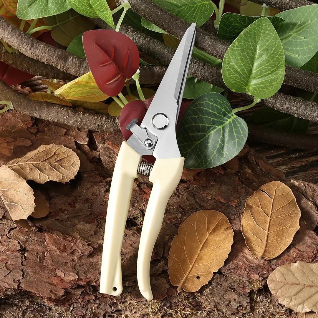 Pruning Garden Scissors Professional Outdoor Gardening Flower Tree Branch Bypass Garden Pruner Hand Shear EDC Clipper Tool