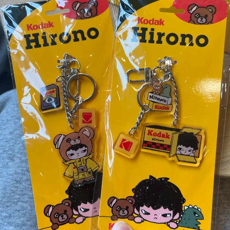 New POP MART Hirono Kodak Series Keychain Wallet Card Holder Blind