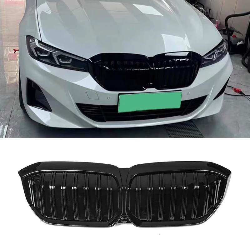 

Glossy Black Front Bumper Grille For BMW i3 2022 2023 ABS Replacement Grills Car Styling