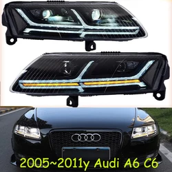 car bumper A6L headlamp for Audi A6 headlight C6 LED 2005~2008/2009~2011y car accessories for Audi A6 C6 fog light