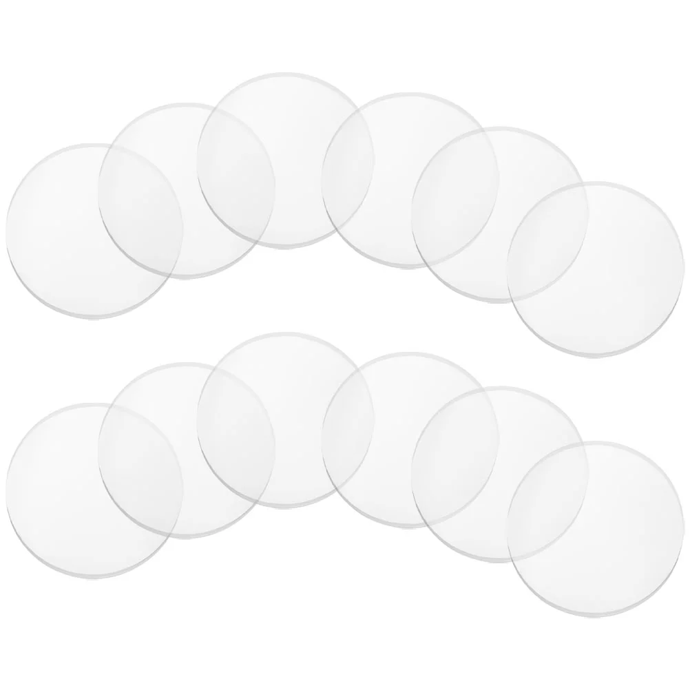 12 Pcs Suction Cup Gasket Glass Furniture Pad Clear Table Spacers Cover Damper Countertop Bumpers Washer