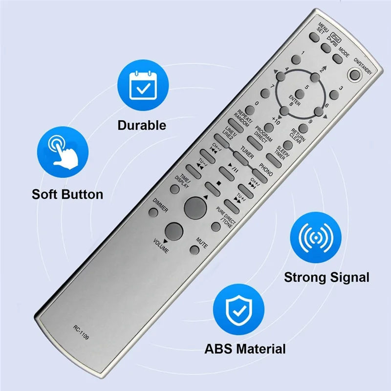 B63B-Замените RC-1109 Пульт дистанционного управления для AV-ресивера Denon Контроллер усилителя мощности B63B-Замените RC-1109 Пульт дистанционного управления для AV-ресивера Denon Контроллер усилителя мощности