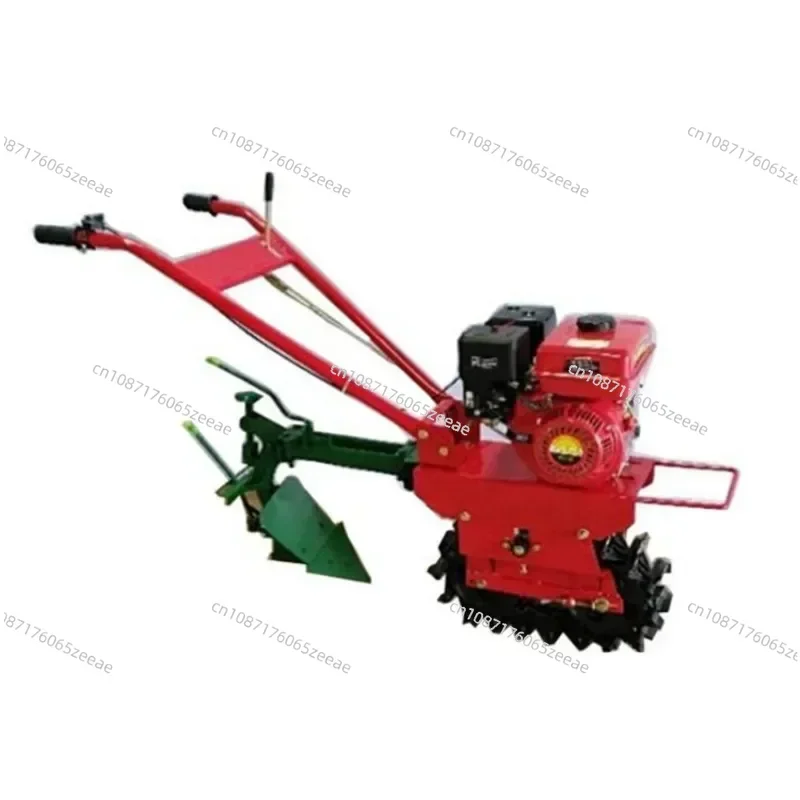 

New Pastoral Management Track Caterpillar Track Micro-Tiller Multi-Functional Small Diesel Plough Agricultural Machinery Tools