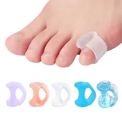 1 paio separatore Finger Feet Care Protector Silicone Toe prodotti ortopedici Bunion Corrector Hallux valgo per Pedicure bustylesc