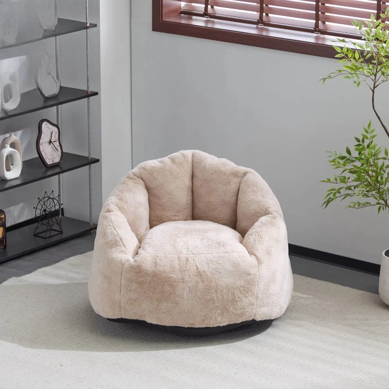 Indoor Armchair Beige Living Room Bedroom Single Lounge Chair