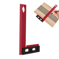 Woodworking Scriber L Type Hole Positioning Crossed Gauge Rust-Proof Aluminum Alloy Woodworking Accessory 90 Degree Ruler For