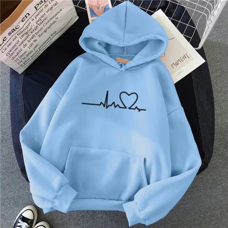 2026 Autumn And Winter Women's Clothing Fashionable, Comfortable, Loose, Casual Temperament, Versatile Commuting, Simple Hoodie