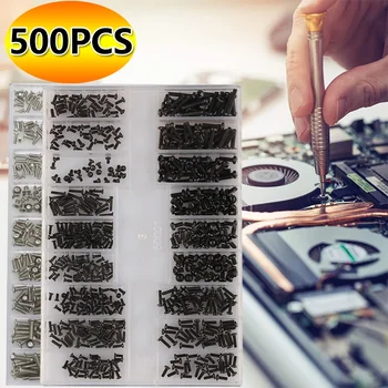 500Pcs 18ขนาด Mini สกรู DIY ชุดคอมพิวเตอร์แล็ปท็อปประกอบซ่อมสกรูชุดสำหรับซ่อมแว่นตาโทรศัพท์มือถือโทรศัพท์
