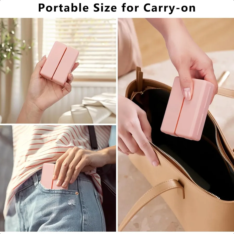FYY Daily Pill Organizer 7 scomparti Portapillole portatile Portapillole da viaggio [Design pieghevole] Portapillole per tasca portamonete