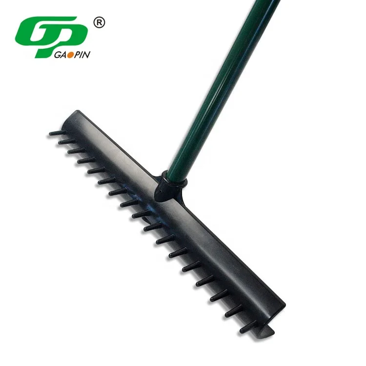 2025Factory Durable Double-Sided Sand Rack Golf Grip Rake Head Golf Course  Driving Range Sand Trap Bunker Rake Rake Garden Yard