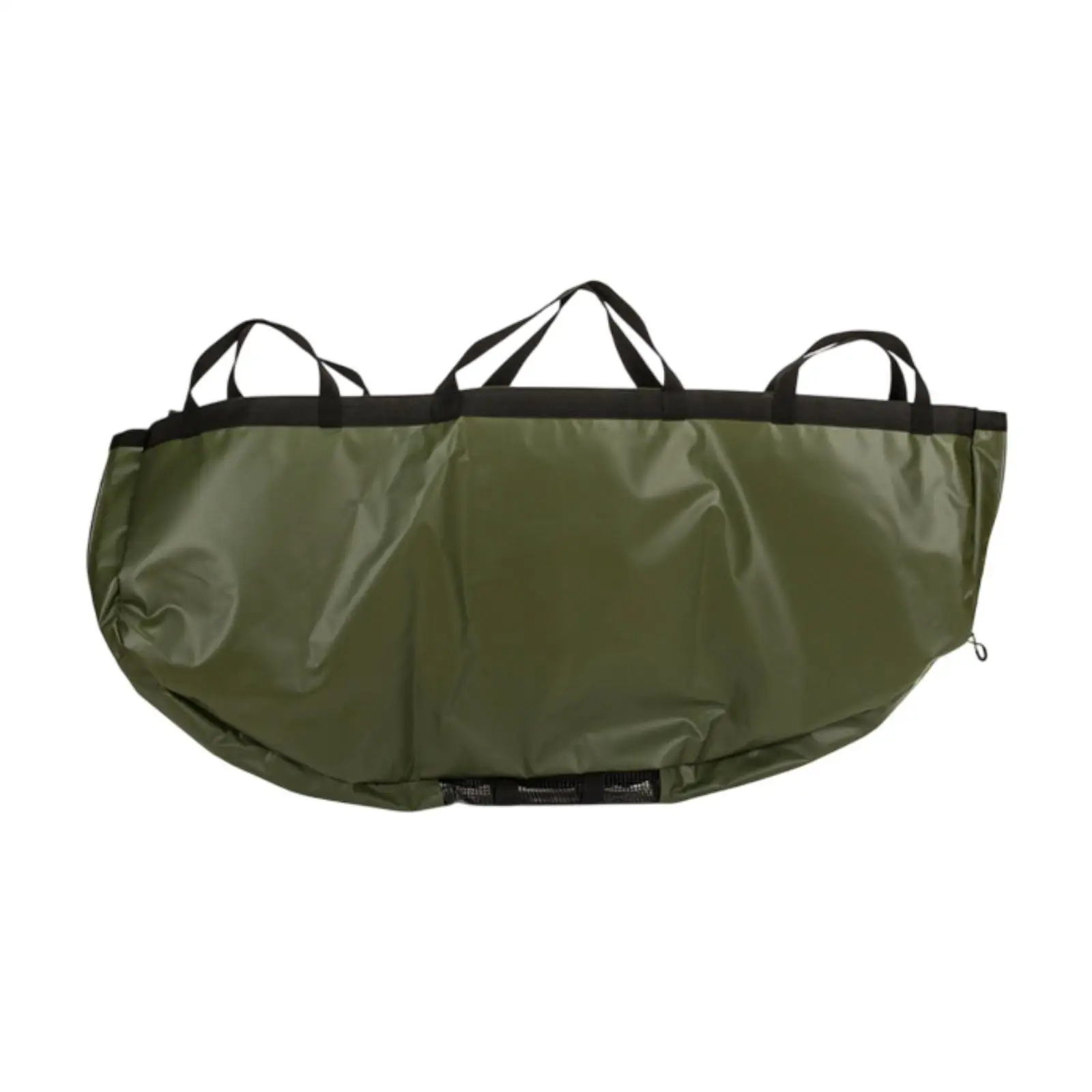 Folding Mesh Weigh Sling Wear Resistant Foldable Portable Non-slip Waterproof Unhooking Bag for Fishes Protection Fishing Lovers