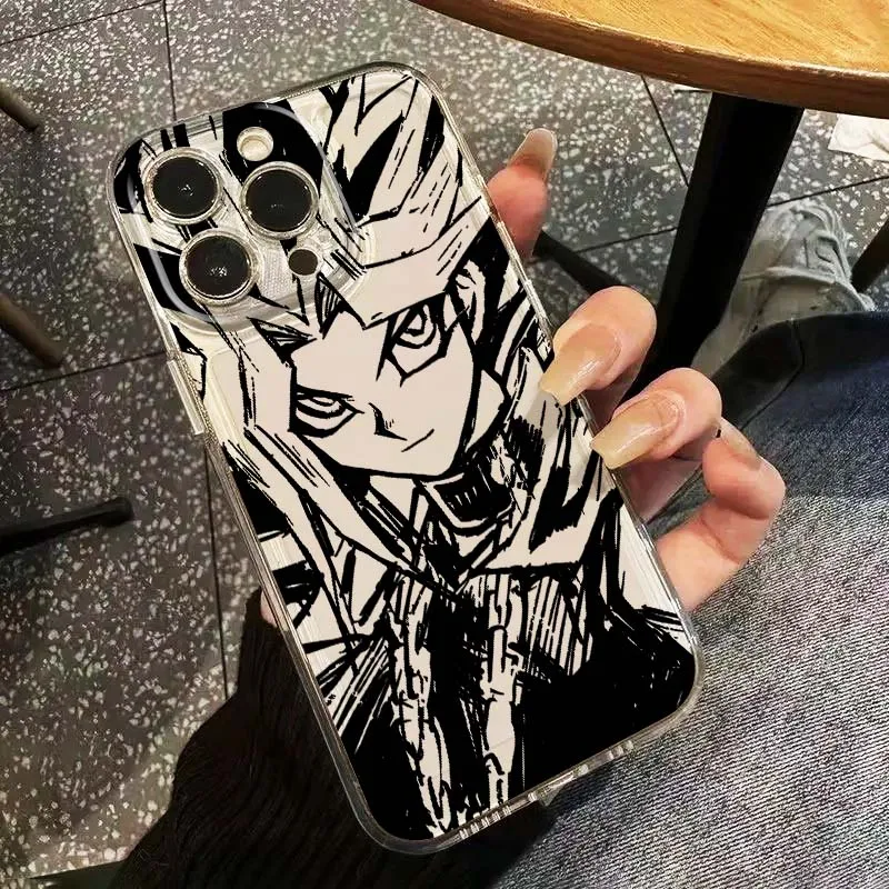 

D-Duel Monsterss Cool For Apple iPhone 17 16e 16 15 14 13 12 11 XR Air Pro Plus Max Mini Transparent Cover Phone Case