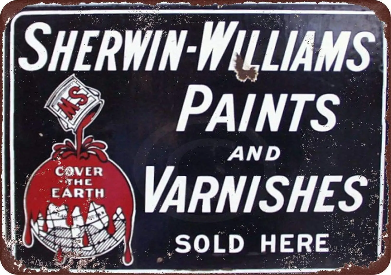 Letreros Metálicos Decorativos de Estilo Retro para Pared, Letreros Vintage de Metal para Garaje, Sótano, Rancho, con Diseño de Pinturas y Barnices Sherwin Williams, Estilo Pub