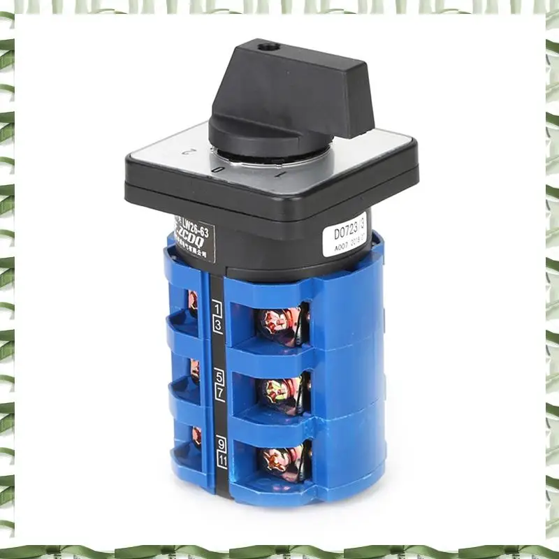 전문 도구 LW26-63/3 범용 변경-Overswitch 전기 모터 반전 캠 스위치 로터리 셀렉터 380V 63A