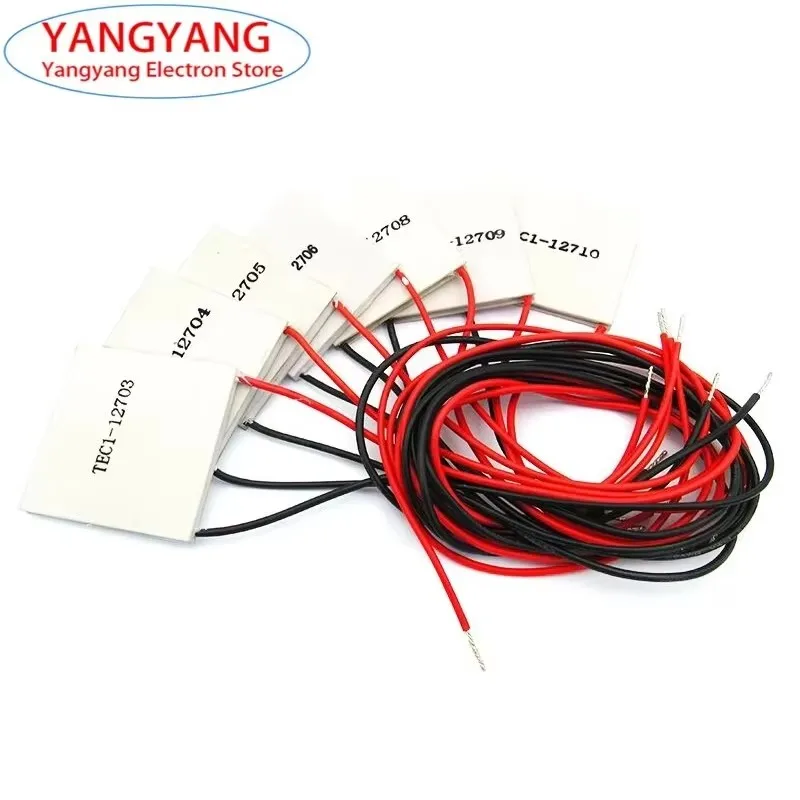 TEC1-12703 12705 12706 12707 12708 12710 12712 12715 مبرد حراري كهربائي بلتيير أشباه الموصلات ورقة التبريد وحدة TEC1 #1