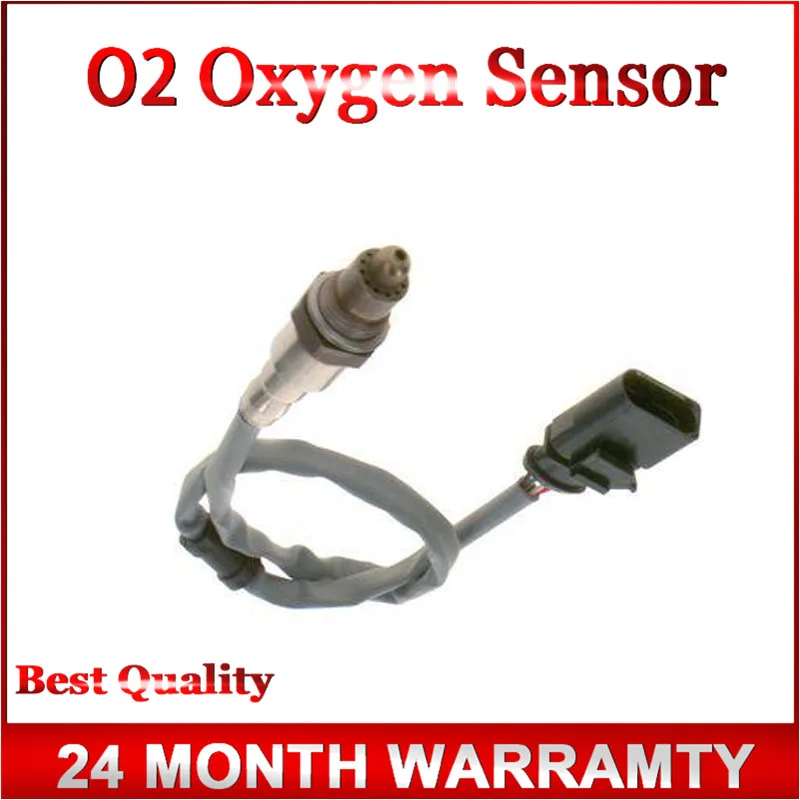 

1 PCS Car Front Oxygen Sensor Black Metal+ABS For A4 A5 A6 A7 Q5 2.0T Part Number:8K0906262G / 8K0 906 262 G / 0258030102