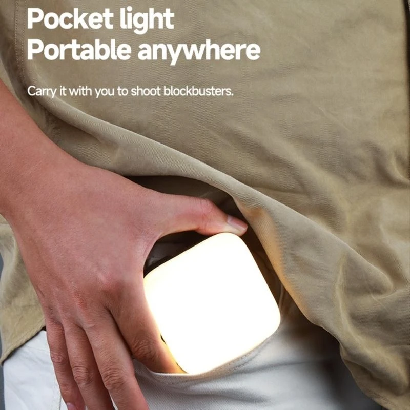 

Мини-квадратный заполняющий светильник для мобильного телефона, магнитное крепление, освещение для фотографий для создания К,