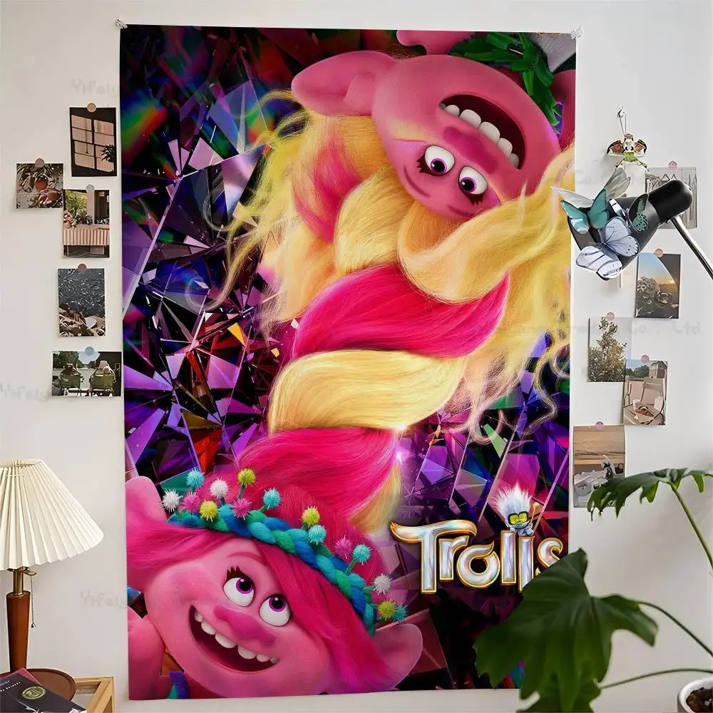 الكرتون T-المصيدون الفرقة المطبوعة قماش مزخرف جداري كبير رخيصة الهبي الجدار الشنق البوهيمي جدار المفروشات ماندالا INS ديكور المنزل