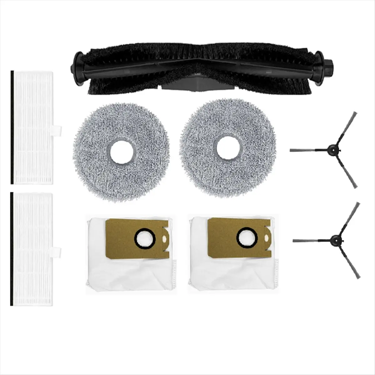 DT34 9 Pcs for Proscenic M9 Sweeping Machine Accessories Main Side Brush Mop Filter Dust Bags - view 4