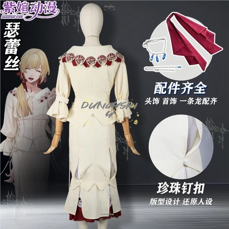Robe de cosplay Ceres Character, tenue Lolita sur le thème Error Salvation, pour un usage quotidien, Halloween et événements de carnaval