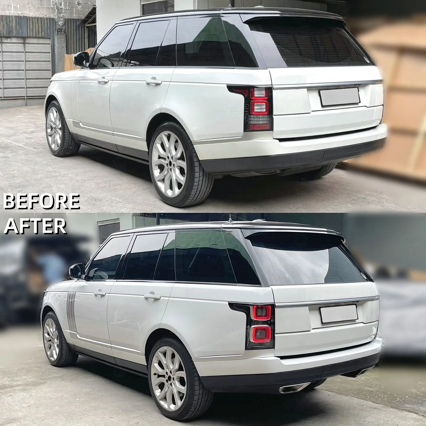 Popular for  Range Rover Vogue 2013-2017 Change to 2020 SVA Model Bodykit Include Front and Rear Bumper with Grille