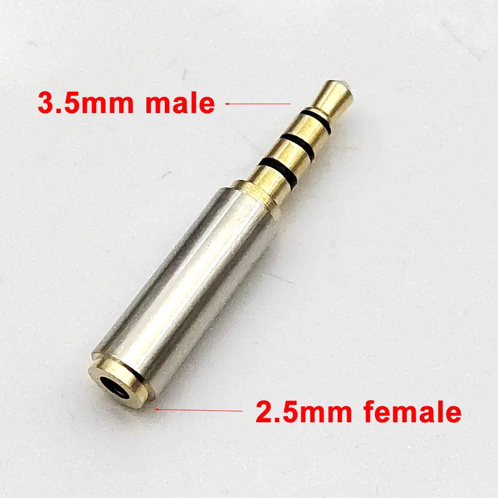 3.5mm to 2.5mm / 2.5 mm to 3.5 mm Adapter Converter Stereo Audio Headphone Jack High Quality