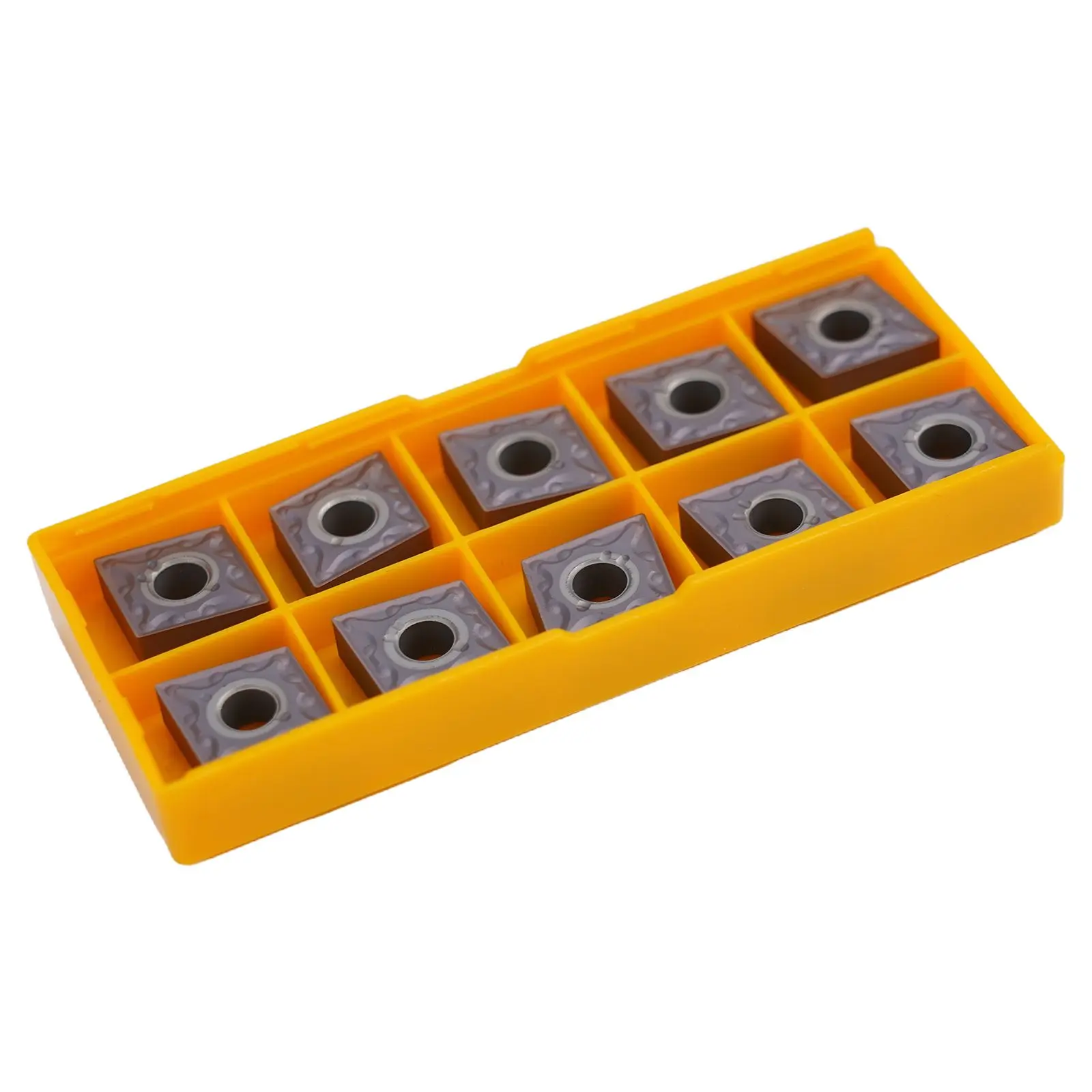New Practical CarbideTurningInsert Semi-finishing Steel Cutting Thickness S In Yellow And Black CNMG Carbide Turning Inserts