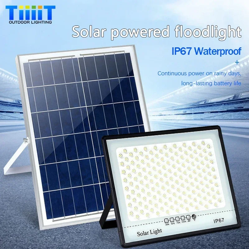 Outdoor Solar LED-schijnwerpers Tuinveranda IP67 Waterdichte zonne-verlichting Spotlight Indoor Outdoor Noodverlichting Wandlampen