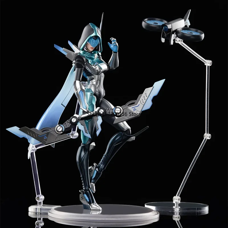 Original LOL League of Legends PROJECT Ashe Game Dramatist Ashe Statues Action Figure Active Joints Model Ornaments Toys