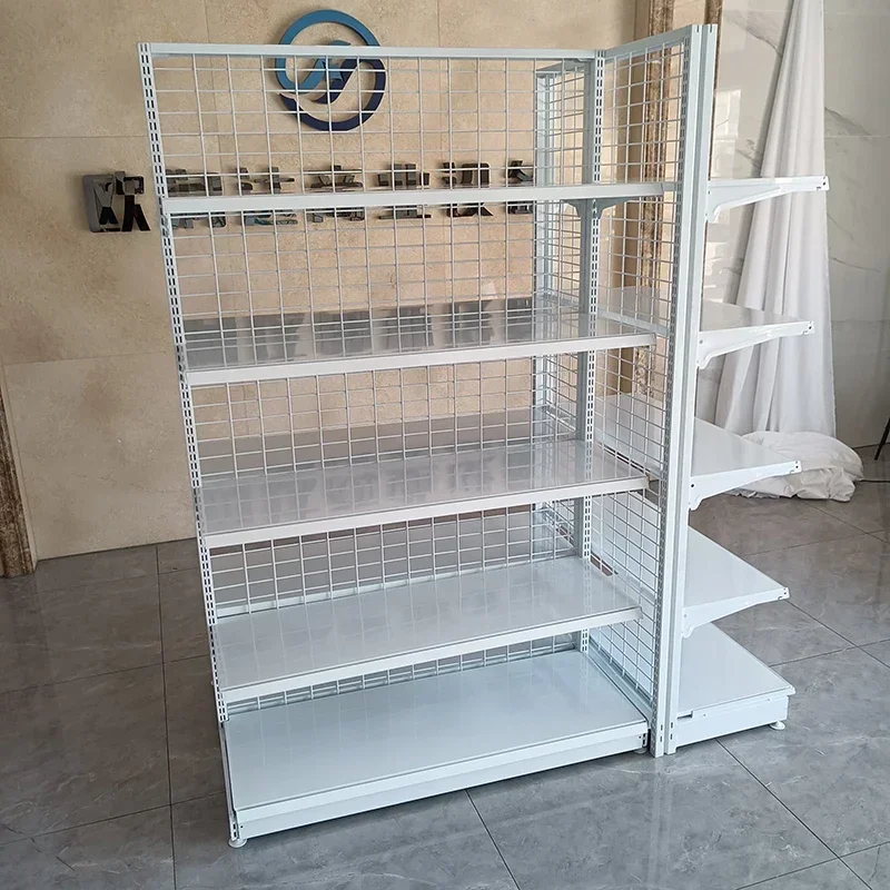 Eisen Supermarkt Regal Convenience Store Rack Einzelhandel Regalsysteme Dekorative Metall Shop Display Racks