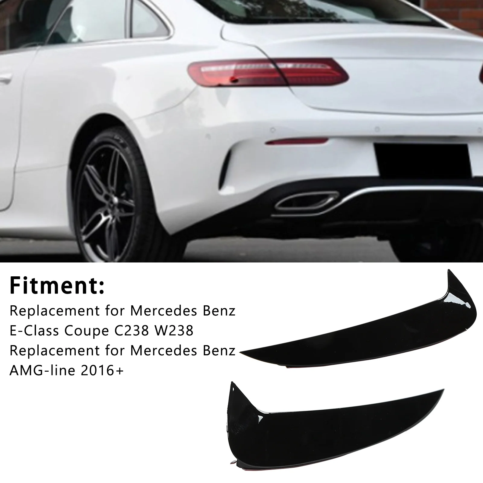 المصد الخلفي غطاء فتحة التهوية منفذ الكسوة لاستبدال مرسيدس بنز E-Class كوبيه C238 W238 المصد تنفيس الهواء المفسد