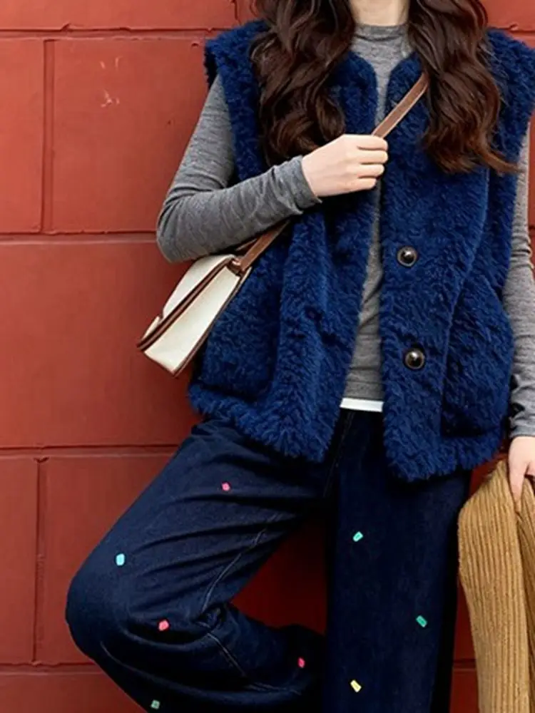 

Жилеты Жилеты Тонкий женский жилет Кружева Осенний смешанный каракули Мультяшная сетка Графика Лоскутное шитье Народная клетка с надписью Raw Edge Сексуальная