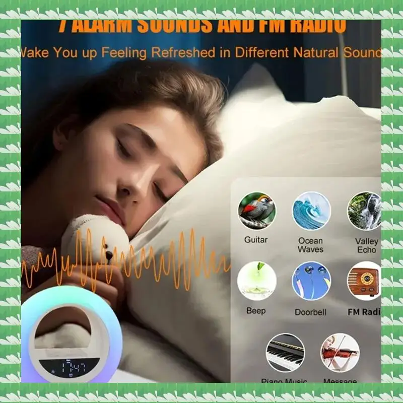 

ONCE Sunrise Alarm Clock Wake Up Light Clock With Night Light Desk Clock For Heavy Sleepers Bedroom Sleep Aid