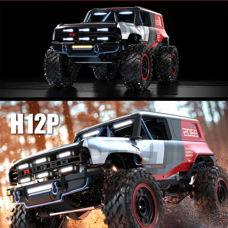

2025Новый MJX HYPER H12P 1:12 Бесщеточный автомобиль с дистанционным управлением Короткая карта Скелет 4-канальный альпинистский автомобиль Игрушечный 4WD внедорожник