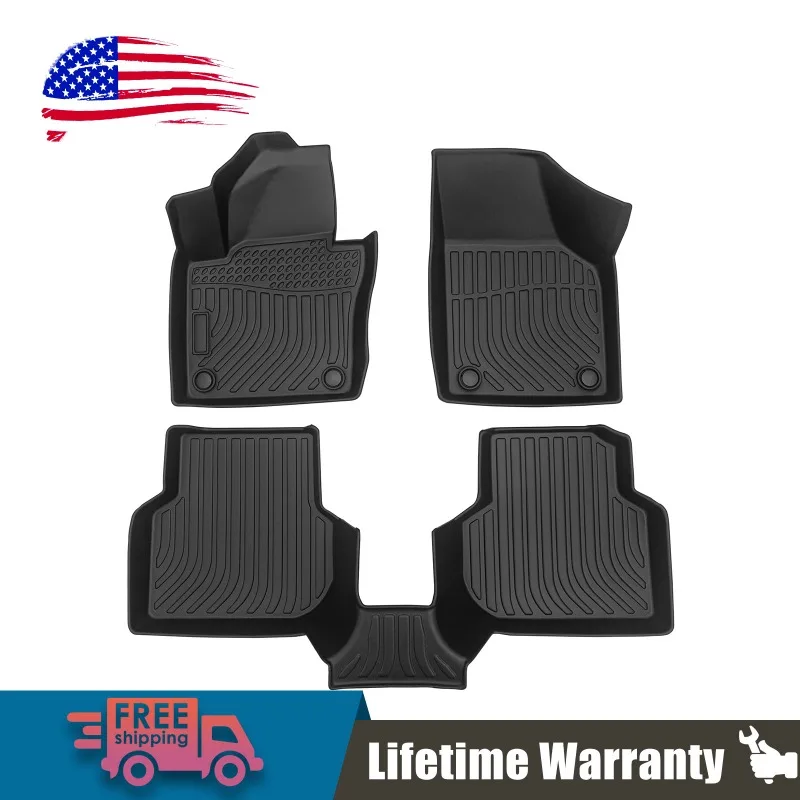 

Floor Mats for 2011-2018 Volkswagen Jetta Sedan TPE All-Weather Full Set United States