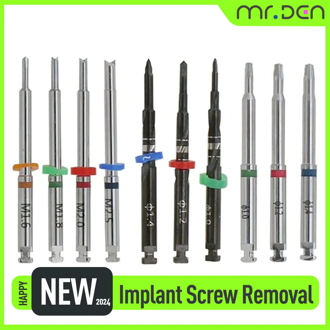 Dental Broken Screw Remover Implant Screw Removal Neobiotech SR Perfect Guide Reverse Drill Claw Hand Driver