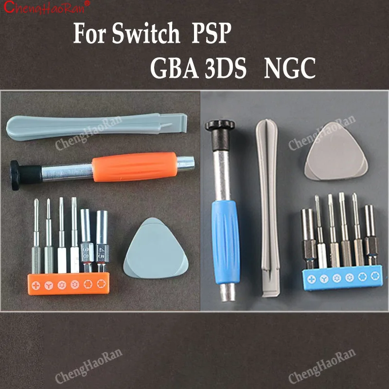 1Set Screwdriver Set 9+n1 Repair Tools Kit 3.8 4.5 T6 T8 Cross three wings ferramentas tool For switch GB GBA SP Ne 3DS XL PSP