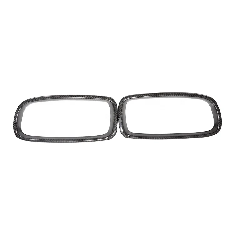 

Real Dry Carbon Fiber Front Grille Cover Front Kidney Grill Frame Trim For 3 Series F30 2012-2016