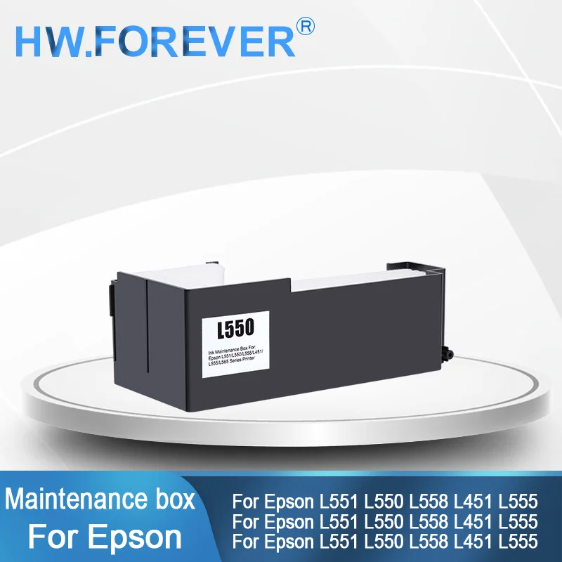 

L550 контейнер для обслуживания картридж-бак для Epson L551 L550 L558 L451 L555 L565 серии принтер WorkForce WF-2630 резервуар для отработанных чернил