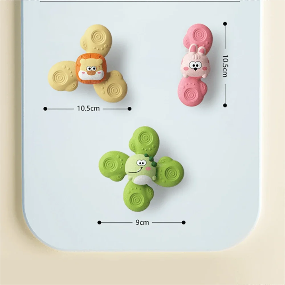어린이를 위한 비행기 여행 장난감: 소년 소녀 생일 선물을 위한 흡입 컵 스피너 장난감 - 감각 회전 아기 목욕 장난감 일부 부품