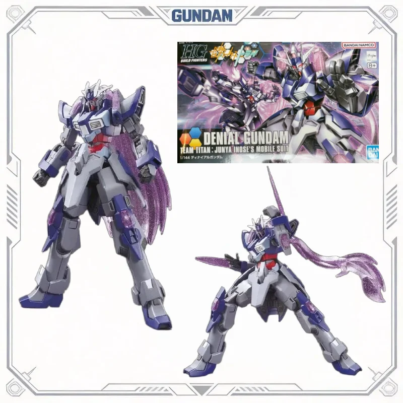 【en-stock】kit-de-modele-bandai-hg-bf-1-144-denial-gundam-team-titan-figurine-a-assembler-build-fighters-avec-boite-d'origine