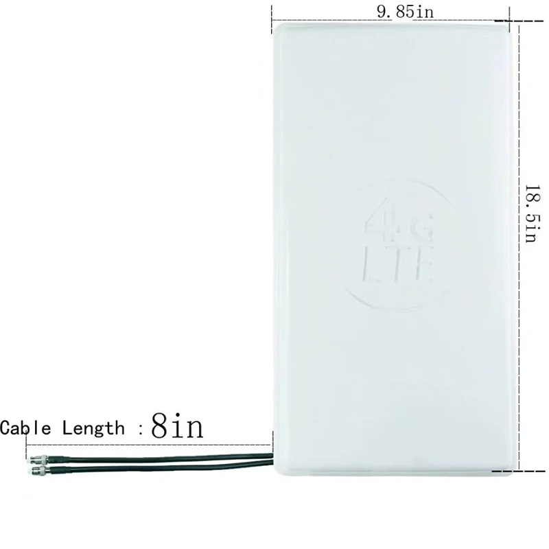 4G MIMO Antenna Outdoor Waterproof 24dBi 3G GSM GPRS LTE Signal Enhancement Amplification Directional Flat Antenna SMA Male